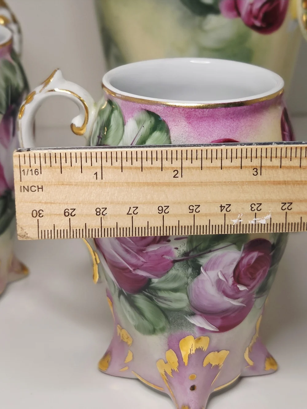 Antique Nippon Hand Painted Porcelain Cider Set - 14